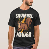 Eichhörnchen Power Acorn T-Shirt (Vorderseite)