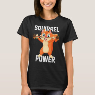 Eichhörnchen-Power Waldtier Liebe Bester Freund Ei T-Shirt