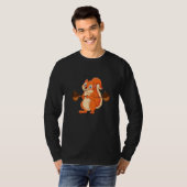 Eichhörnchen-Power Waldtier Liebe Bester Freund Ei T-Shirt (Vorne ganz)