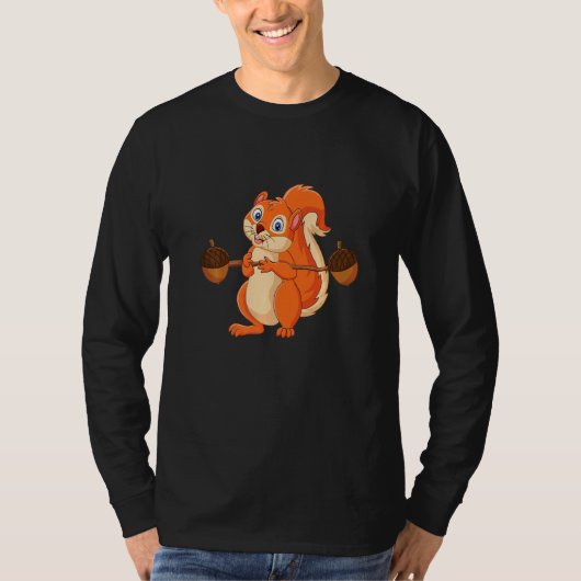 Eichhörnchen-Power Waldtier Liebe Bester Freund Ei T-Shirt (Vorderseite)