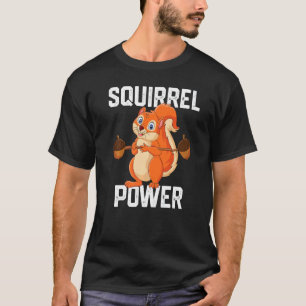 Eichhörnchen-Power Waldtier Liebe Bester Freund Ei T-Shirt