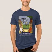 Eichhörnchen Proof Men Navy Tri-Blend Shirt (Vorderseite)