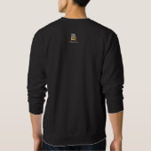 Eichhörnchen Proof Men's Black Sweatshirt (Rückseite)