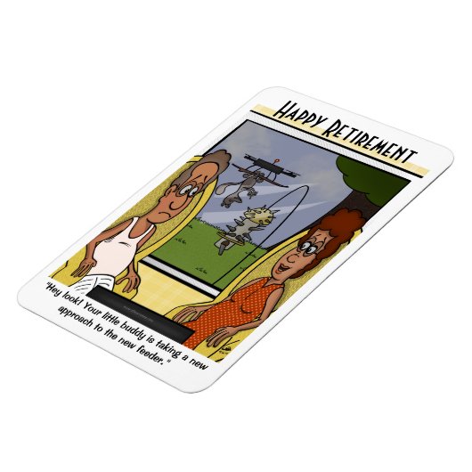 Eichhörnchen Protirement Large Magnet (Linke Seite)