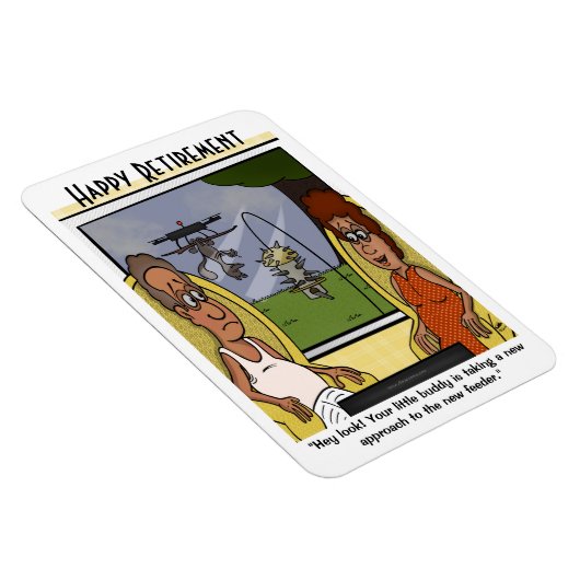 Eichhörnchen Protirement Large Magnet (Rechte Seite)