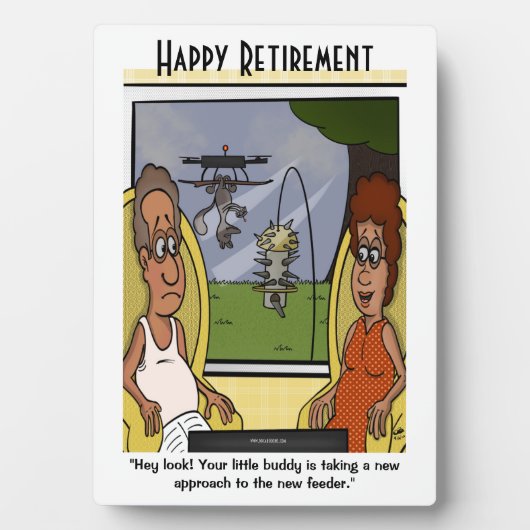 Eichhörnchen Protirement Plaque Fotoplatte (Vorderseite)