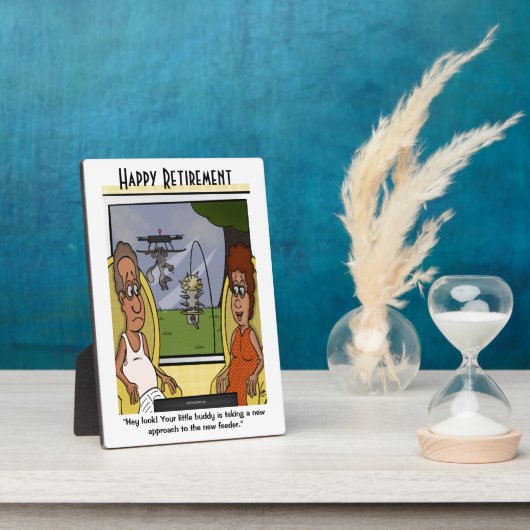 Eichhörnchen Protirement Plaque Fotoplatte (Seite)