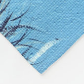 Eichhörnchen Pumpkin Painting Fleecedecke (Ecke)