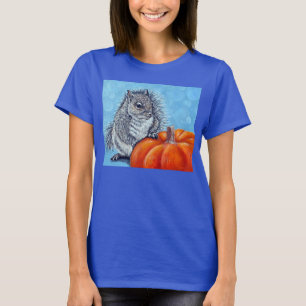 Eichhörnchen Pumpkin Painting T-Shirt