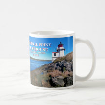 Eichhörnchen-Punkt-Leuchtturm, Maine-Tasse