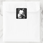 Eichhörnchen Quadratischer Aufkleber (Tasche)