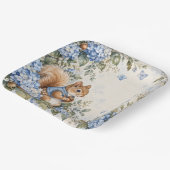 Eichhörnchen quadratischer Papier Teller (Gewinkelt)