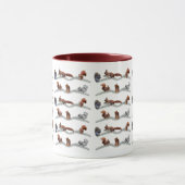Eichhörnchen-Raserei-Tasse Tasse (Zentrum)