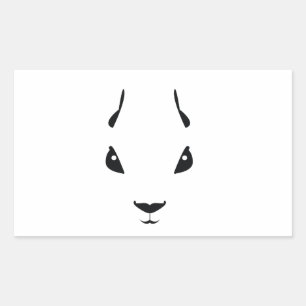 Eichhörnchen Rechteckiger Aufkleber