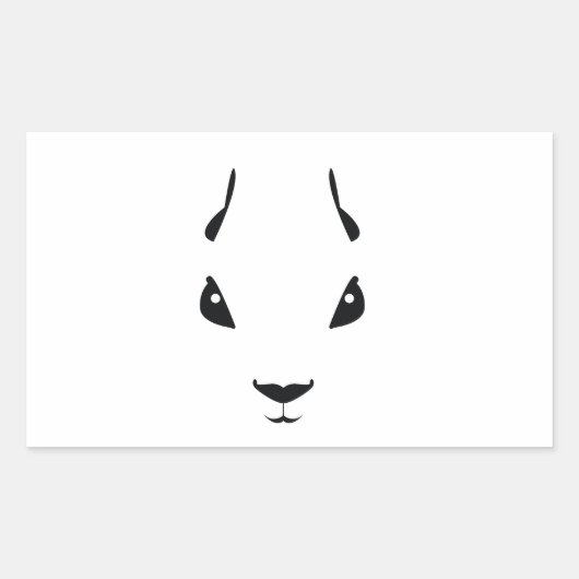 Eichhörnchen Rechteckiger Aufkleber (Vorderseite)