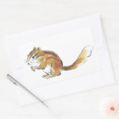 Eichhörnchen Rechteckiger Aufkleber (Umschlag)