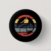 Eichhörnchen Retro Button (Vorderseite)