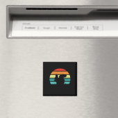 Eichhörnchen Retro Eichhörnchen Lover Magnet (In Situ (Geschirrspüler))