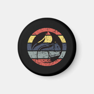 Eichhörnchen Retro Magnet