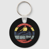 Eichhörnchen Retro Schlüsselanhänger (Vorderseite)