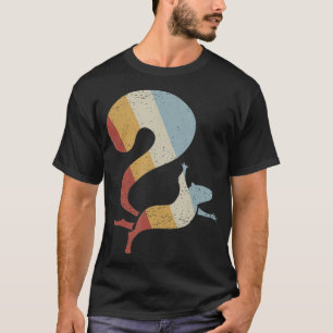 Eichhörnchen Retrostil Vintag T-Shirt