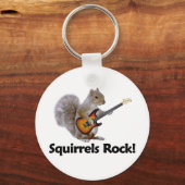 Eichhörnchen Rock! Schlüsselanhänger (Vorderseite)