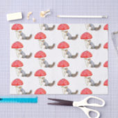 Eichhörnchen-Rosa-Mushroom-Papierpapier Seidenpapier (Handwerk)