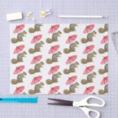 Eichhörnchen Rosa Parasolpapier Seidenpapier (Handwerk)