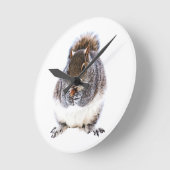 Eichhörnchen Runde Wanduhr (Winkel)