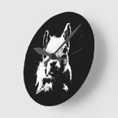 Eichhörnchen Runde Wanduhr (Winkel)