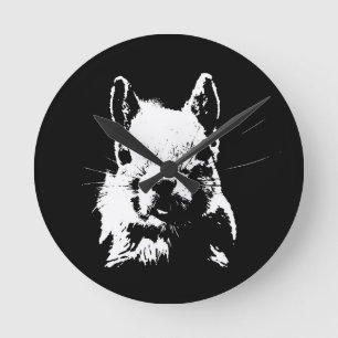 Eichhörnchen Runde Wanduhr