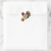 Eichhörnchen Runder Aufkleber (Tasche)