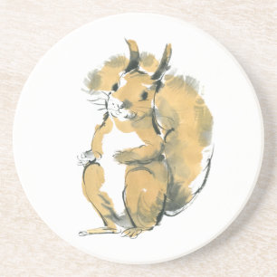 Eichhörnchen Sandstein Untersetzer