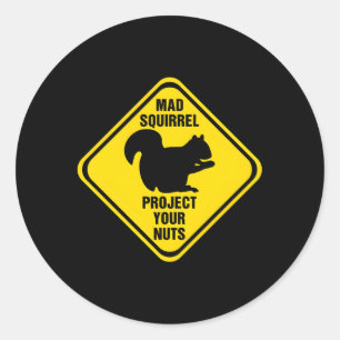 Eichhörnchen-Schildkrötenhörnchen Schützen Sie Ihr Runder Aufkleber