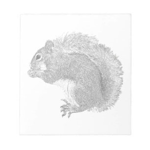 Eichhörnchen Schlicht Notizblock