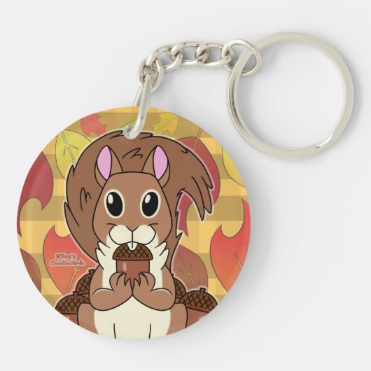 Eichhörnchen - schlüsselanhänger (Rückseite)