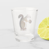 Eichhörnchen Schnapsglas (Rückseite)