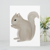 Eichhörnchen, schnitt heraus einladung (Stehend Vorderseite)
