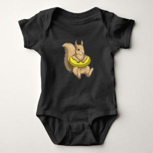 Eichhörnchen Schwimmring Baby Strampler