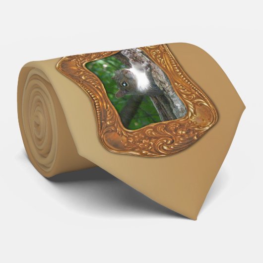 Eichhörnchen (Sciurus carolinensis) Krawatte (Gerollt)