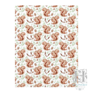 Eichhörnchen Scrapbook Papier