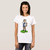 Eichhörnchen-Sekretärin Kaffee Büro T-Shirt (Vorne ganz)