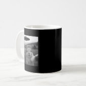 Eichhörnchen Selfie mit Alien Ufo Funny für Männer Kaffeetasse (Vorderseite Links)