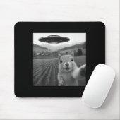 Eichhörnchen-Selfie mit Alien-Ufo Lustige Geschenk Mousepad (Mit Mouse)