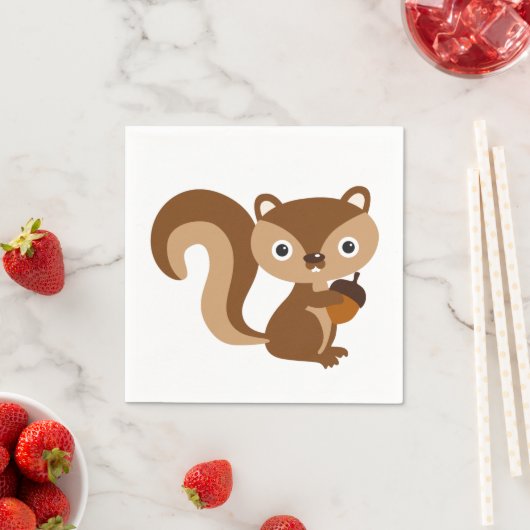 Eichhörnchen Serviette (Beispiel)