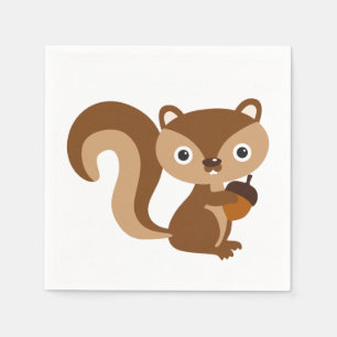 Eichhörnchen Serviette