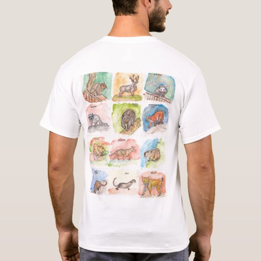Eichhörnchen-Shirt T-Shirt (Rückseite)