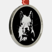Eichhörnchen Silbernes Ornament (Rechts)