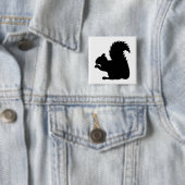 Eichhörnchen-Silhouette Button (Beispiel)