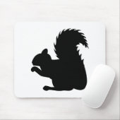 Eichhörnchen-Silhouette Mousepad (Mit Mouse)